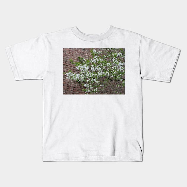 Blossom tree Kids T-Shirt by Parafull